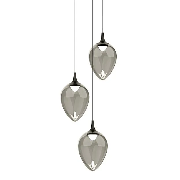 Подвесной светильник Delight Collection MD24001012-3A black/smoky MD24001012 Подвесной светильник Delight Collection MD24001012-3A black/smoky MD24001012