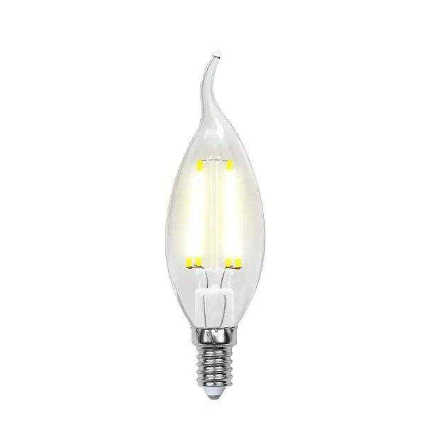 Лампочка светодиодная Uniel LED-CW35-6W/WW/E14/CL GLA01TR картон Лампочка светодиодная Uniel LED-CW35-6W/WW/E14/CL GLA01TR картон