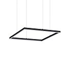 Подвесной светильник Ideal Lux 259161 ORACLE SLIM D50 SQUARE BK 3000K