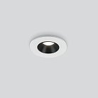 Встраиваемый светильник Elektrostandard 25025/LED 3W 4200K WH/BK белый/черный Kary a056778