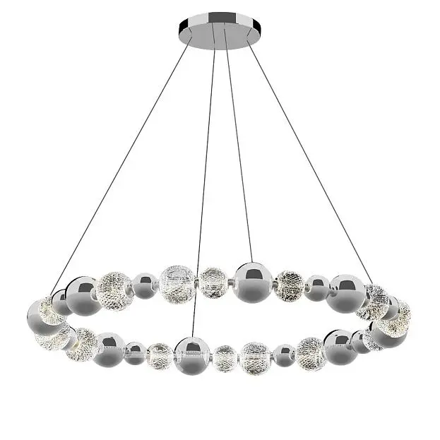 Подвесной светильник Delight Collection MD21001002-1F chrome Elliot Diamante Подвесной светильник Delight Collection MD21001002-1F chrome Elliot Diamante