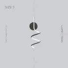 Бра DAMARIS WALL Размер S. Цвет Черный. Белый свет Lampatron 6480-17536