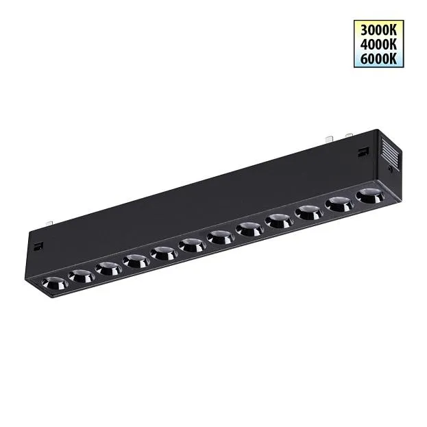 Трековый светильник IP20 LED 3000К-6000К 10W Novotech 359930 VECTOR