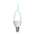 Лампочка светодиодная Uniel LED-CW37 7W/4000K/E14/FR/DIM PLP01WH картон