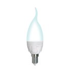 Лампочка светодиодная Uniel LED-CW37 7W/4000K/E14/FR/DIM PLP01WH картон