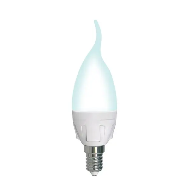 Лампочка светодиодная Uniel LED-CW37 7W/4000K/E14/FR/DIM PLP01WH картон Лампочка светодиодная Uniel LED-CW37 7W/4000K/E14/FR/DIM PLP01WH картон