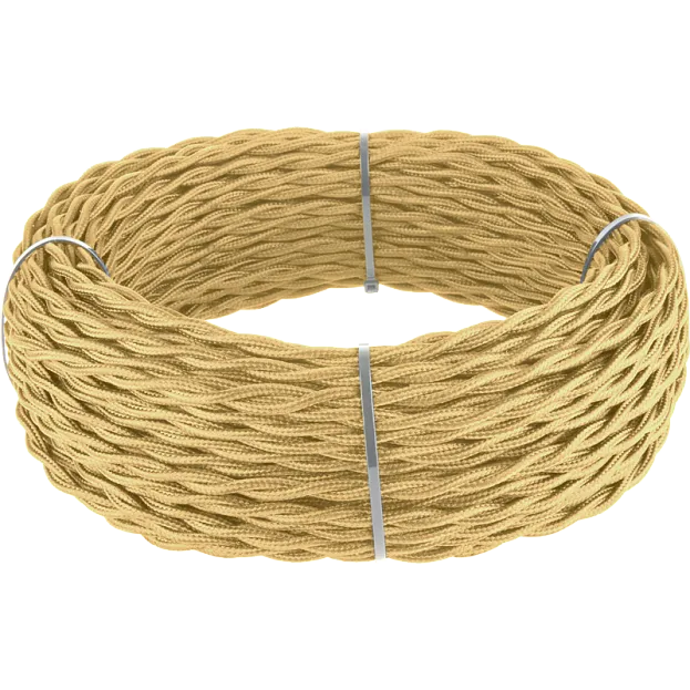 ретро провод Werkel W6452347 Ретро кабель золотой песок a050810