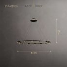 Кольцевые люстры и светильники TORRES RING 14 ламп Lampatron 8273-22548