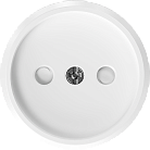 Накладка для розетки без заземления, со шторками 16A 250 В~, глянцевый белый, Donel DO21603 D16