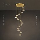 Готовая комбинация светильников FREDVOR 15 ламп Lampatron 5411-13888