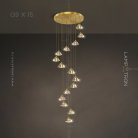 Готовая комбинация светильников FREDVOR 15 ламп Lampatron 5411-13888