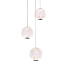 Подвесной светильник Delight Collection MD20001012-3A chrome Elliot Diamante