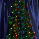 Светодиодная гирлянда 15 веток (5м) + 6м 230V мульти c питанием от сети Feron 32953 CL93