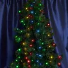 Светодиодная гирлянда 15 веток (5м) + 6м 230V мульти c питанием от сети Feron 32953 CL93