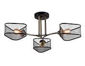 Подвесная люстра бронза/черный E27/3 max 40W D600*215 Ambrella light TR80171/3 SB/BK