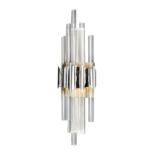 Настенный светильник Delight Collection W98015S-PN Glacier Настенный светильник Delight Collection W98015S-PN Glacier