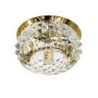 Встраиваемый светильник SPHE CR ЗОЛОТО/ПРОЗРАЧНЫЙ Lightstar 004252 CESARE