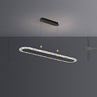 Реечный, рядный светильник CESAR Цвет Черный. Теплый свет Lampatron cesar-black-warm 7319-20164