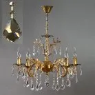 Подвесная люстра Ambiente 2118/5 AB Honey Leaf