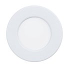 Встраиваемый светильник led 3,7W(LED), d88, IP44,2700K, 4000K, 6500K, 450lm, пластик, белый, белый Eglo 901416 FUEVA 6