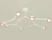 Люстра на штанге Ambrella light XB9059153/8 SWH/PPG