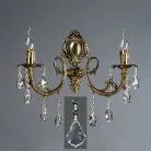 Бра Ambiente 8888/2 PB Leaf crystal