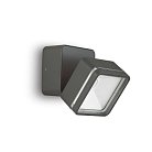Уличный настенный светильник Ideal Lux 285511 OMEGA AP SQUARE ANTRACITE 4000K