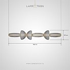 Реечный, рядный светильник HOLM LONG Размер S. Цвет дымчато-серый Lampatron f-holm-long-s-grey 8934-25833