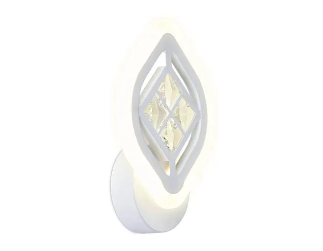 Настенный светодиодный светильник с хрусталем Ambrella light FA277 Ice