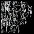 Подвесная люстра LED Wertmark WE338.08.103 FEDELE