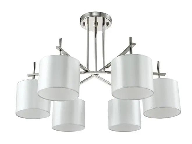 Люстра Crystal Lux SERGIO PL6 NICKEL 2900/306 Люстра Crystal Lux SERGIO PL6 NICKEL 2900/306