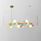 Реечный, рядный светильник MATISSE L SELF Склад. 6 плафонов. Цвет мультиколор. Lampatron 3424-24161