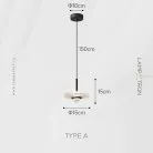 Подвесной светильник DANOLD Модель A. Цвет Черный Lampatron 8597-23955