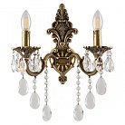 Бра с хрустальными подвесками Bohemia Ivele Crystal AL7801B14/2/175 B FP