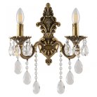 Бра с хрустальными подвесками Bohemia Ivele Crystal AL7801B14/2/175 B FP