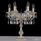 Настольная лампа с хрустальными подвесками Bohemia Ivele Crystal  AL16313L8/6/141-44 WMG