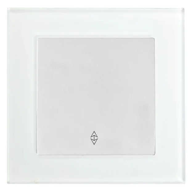 Переключатель 1-клавишный 250В 10А серия Катрин белый Stekker 39244 GLS10-7005-01