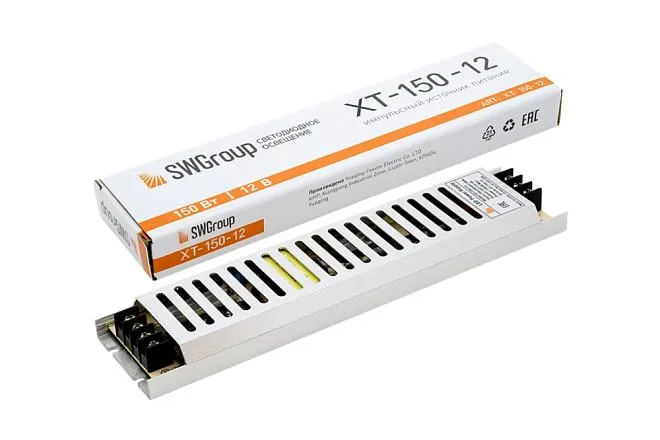 Блок питания для светодиодной ленты SWG XT-150-12 Блок питания для светодиодной ленты SWG XT-150-12