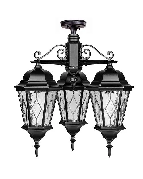 Потолочный светильник уличный Oasis Light 91470MA/3 cover Bl ромб ASTORIA 2M