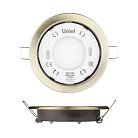 Точечный светильник Uniel GX53/H2 ANTIQUE BRASS 10 PROM
