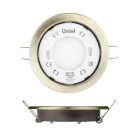 Точечный светильник Uniel GX53/H2 ANTIQUE BRASS 10 PROM