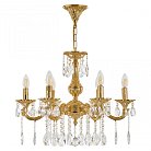 Люстра с хрустальными подвесками Bohemia Ivele Crystal AL78101/6/175 A G