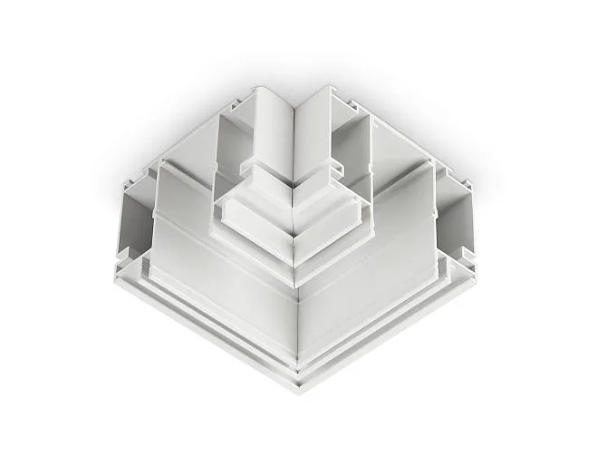 Коннектор угловой для шинопровода в натяжной потолок Magnetic 220V 100*100*51 Ambrella light GL1045 TRACK SYSTEM