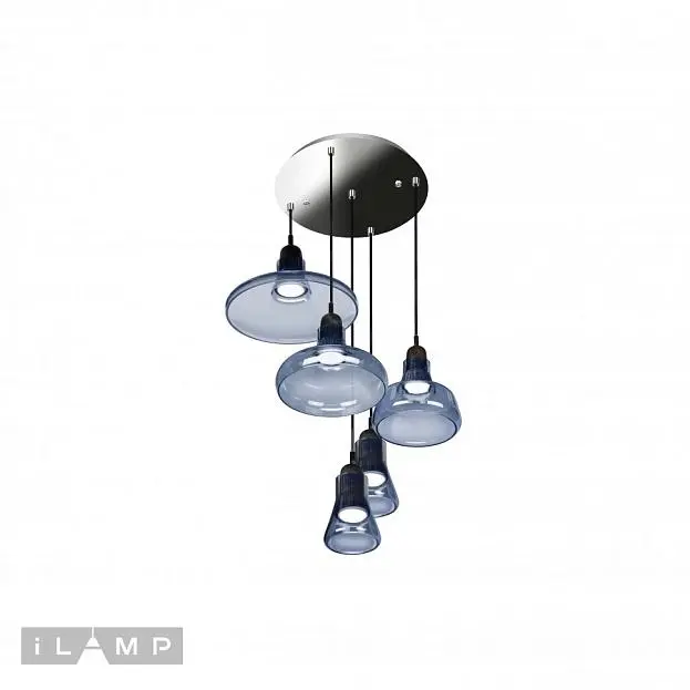 Подвесной светильник iLamp AP9006-5 BL Puro Подвесной светильник iLamp AP9006-5 BL Puro