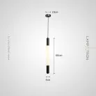 Подвесной светильник MARBLE RACK Размер S. Цвет черный Lampatron f-marble-rack-black-s 8892-25143