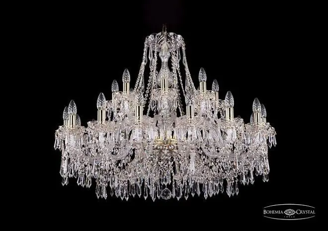 Люстра хрустальная Bohemia 1403/16+8/360 G 1403 Gold