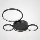 Потолочная Люстра В Виде Колец Twine 4 Rings Black ImperiumLoft 204612-26