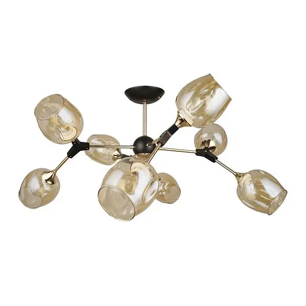 Люстра на штанге Arte Lamp A4211PL-8BK SEPPIA Люстра на штанге Arte Lamp A4211PL-8BK SEPPIA