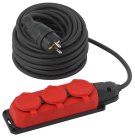 Розеточные блоки, удлинители ЭРА UK-3e-3x1,5-20m-IP44(KG)