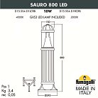 Садовый светильник-столбик FUMAGALLI SAURO 800D15.554.000.VXD1L.CRB